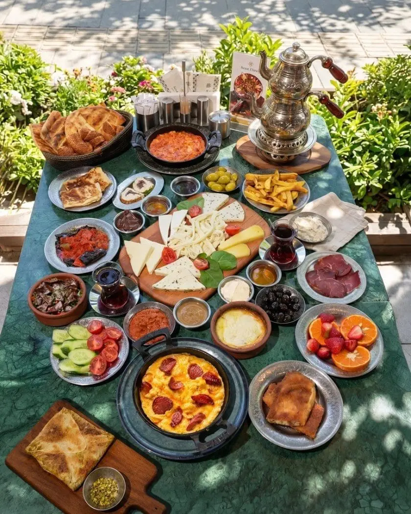 Authentic Turkish breakfast Istanbul
