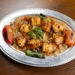 Abugannus with Chicken Skewers