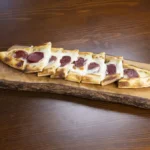 Pide with Spicy Sausage & Cheese
